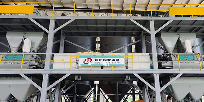 一流環(huán)保型砂漿生產(chǎn)線！